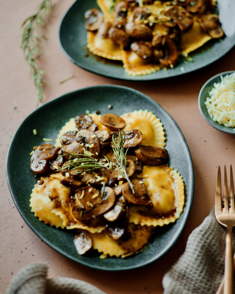 ravioli-lemon-mushrooms-rosemary - 4
